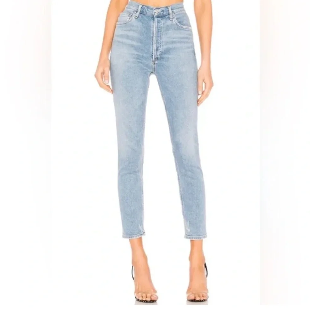 AGOLDE Nico High Rise Slim Jeans In Color Embark Size 31